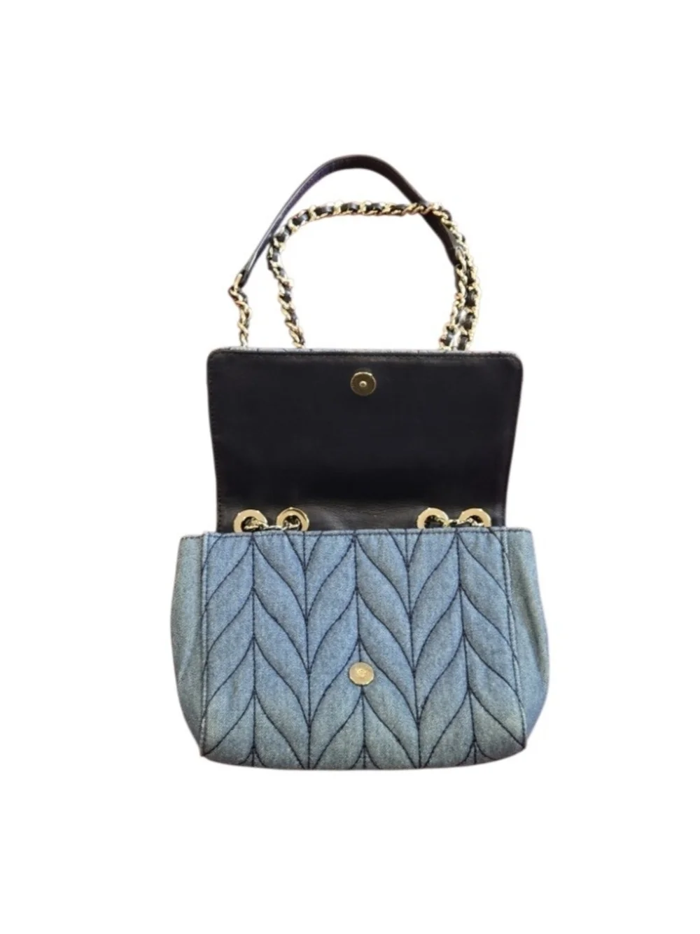 Kate Spade Emelyn Briar Quilted Denim Shoulder/Crossbody Bag